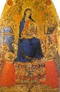Ambrogio Lorenzetti Madonna and Child Enthroned with Angels and Saints oil